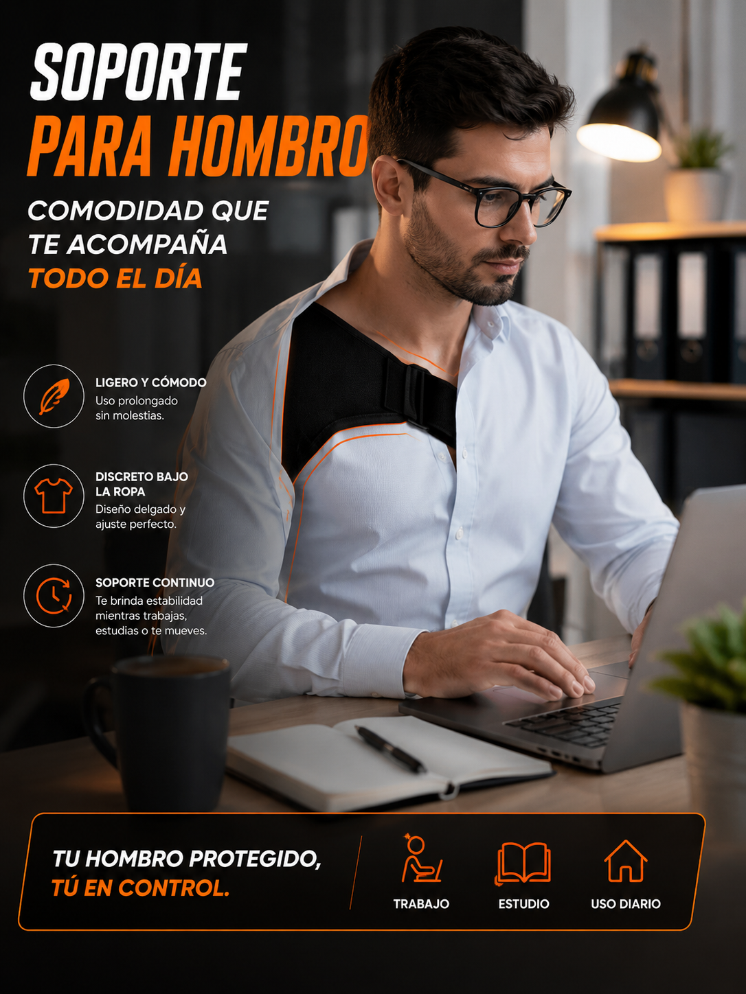 Hombrera Térmica 3 Niveles Calor