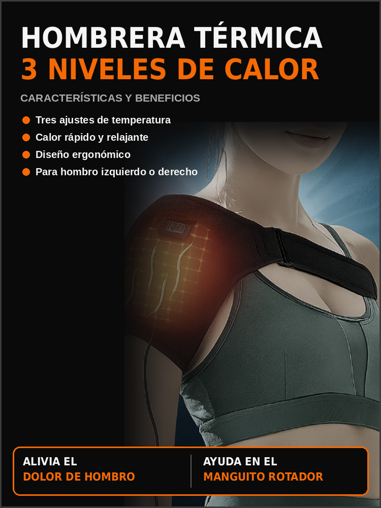 Hombrera Térmica 3 Niveles Calor